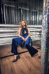 Seven Sins - Blue Velvet Jumpsuit