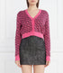 PINKO - Delfino Cardigan Rosa/Nero
