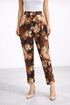 New Age - Olivia Floral High-Waisted Pants