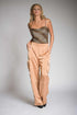 Seven Sins - Satin Cargo Pants Gold