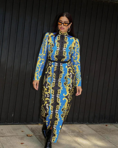 Eirianna The Brand - Baroco Blue Dress
