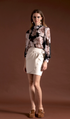 Lovin' Cloz - Mini Skirt Silvi Ecru