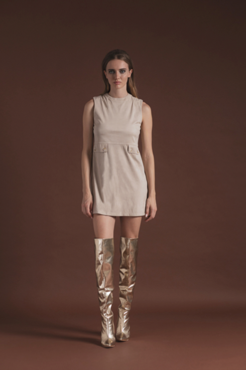 Lovin' Cloz - Mini Dress Livia Ecru