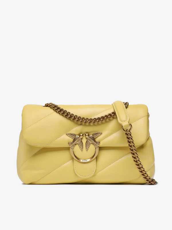 PINKO - Love Classic Puff Maxi Quilt Yellow