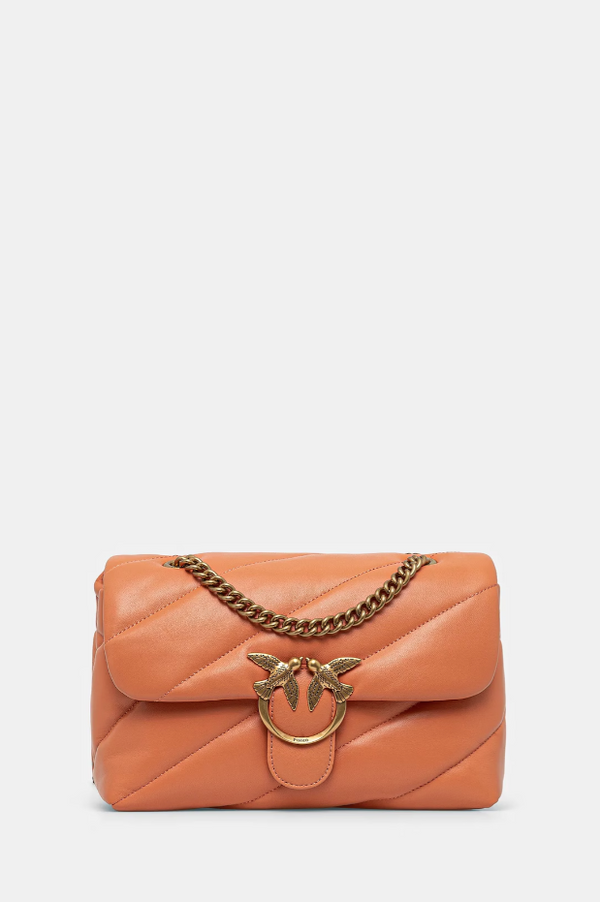 PINKO - Love Classic Puff Maxi Quilt Orange