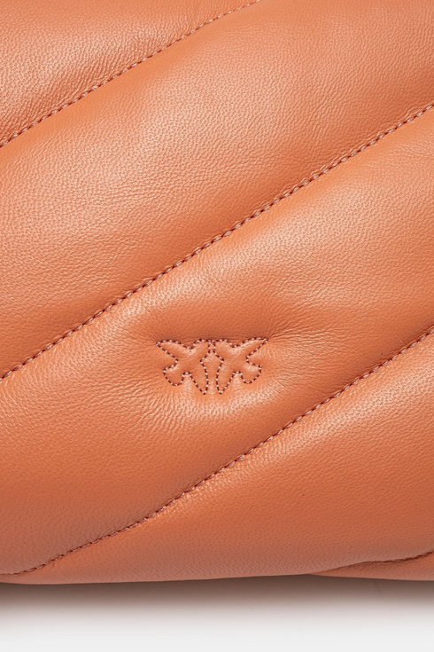 PINKO - Love Classic Puff Maxi Quilt Orange