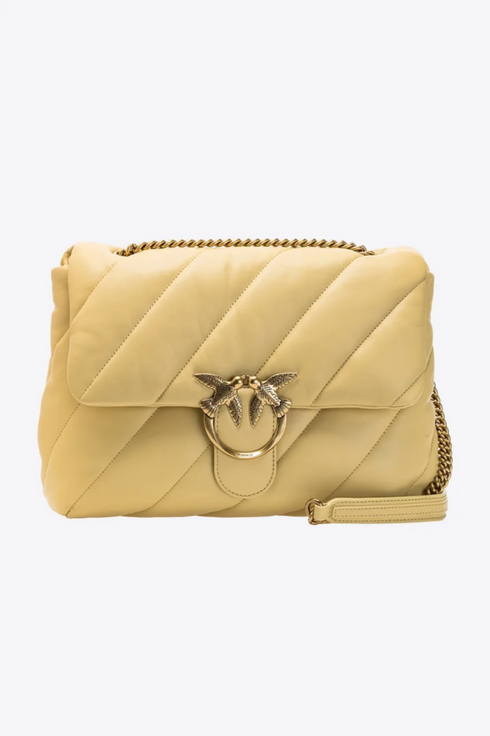 PINKO - Love Big Puff Maxi Quilt Banana