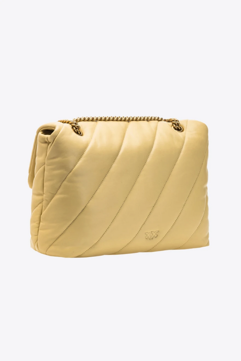 PINKO - Love Big Puff Maxi Quilt Banana