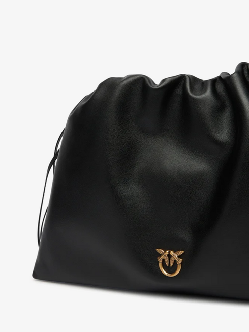 PINKO - Maxi Clutch Tracolla Black
