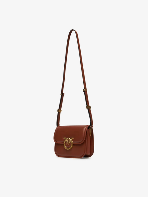 PINKO - Love Box Bag Mini Light Brown