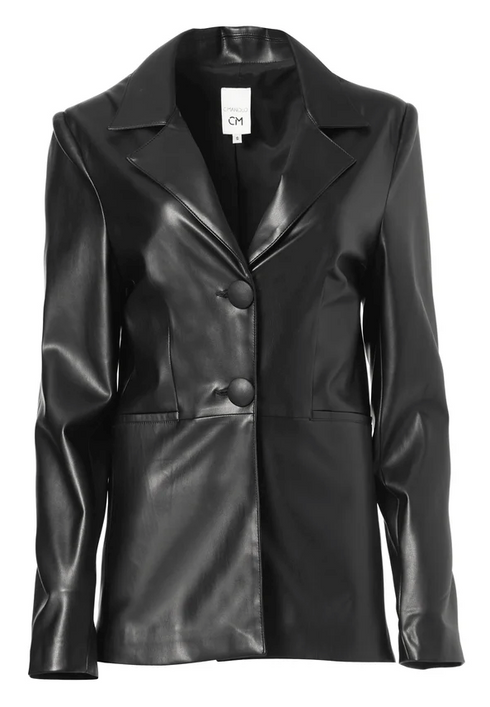 Manolo - Faux Leather Jacket