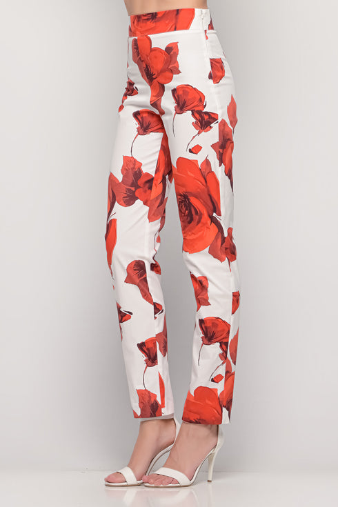Dorina Savva - Pants Floral Red