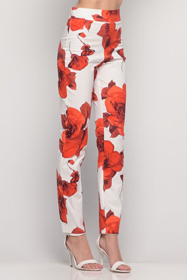 Dorina Savva - Pants Floral Red