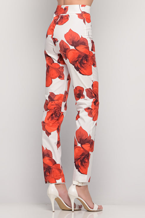 Dorina Savva - Pants Floral Red