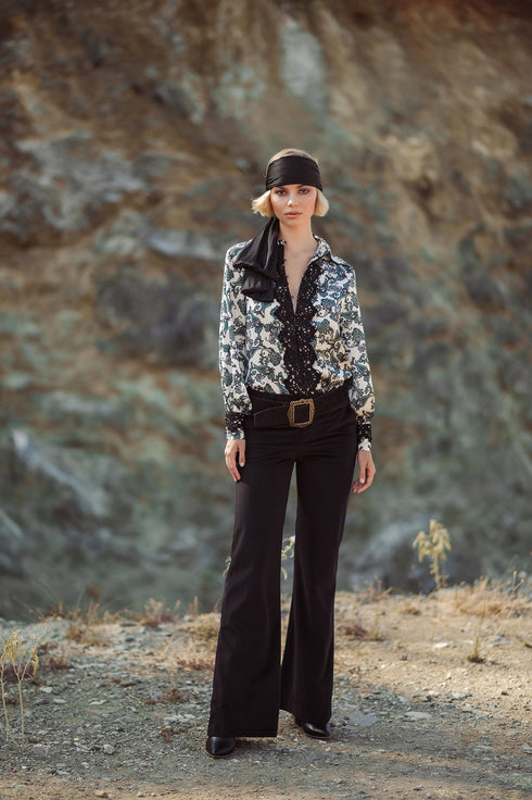 Anna Samouka - Johanna Corduroi Pants Black
